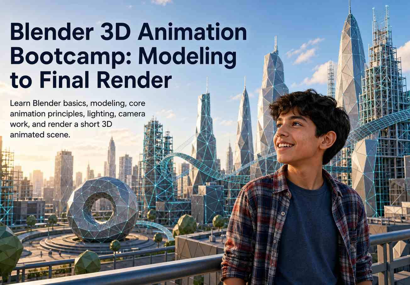 Blender 3D Animation Bootcamp: Modeling to Final Render