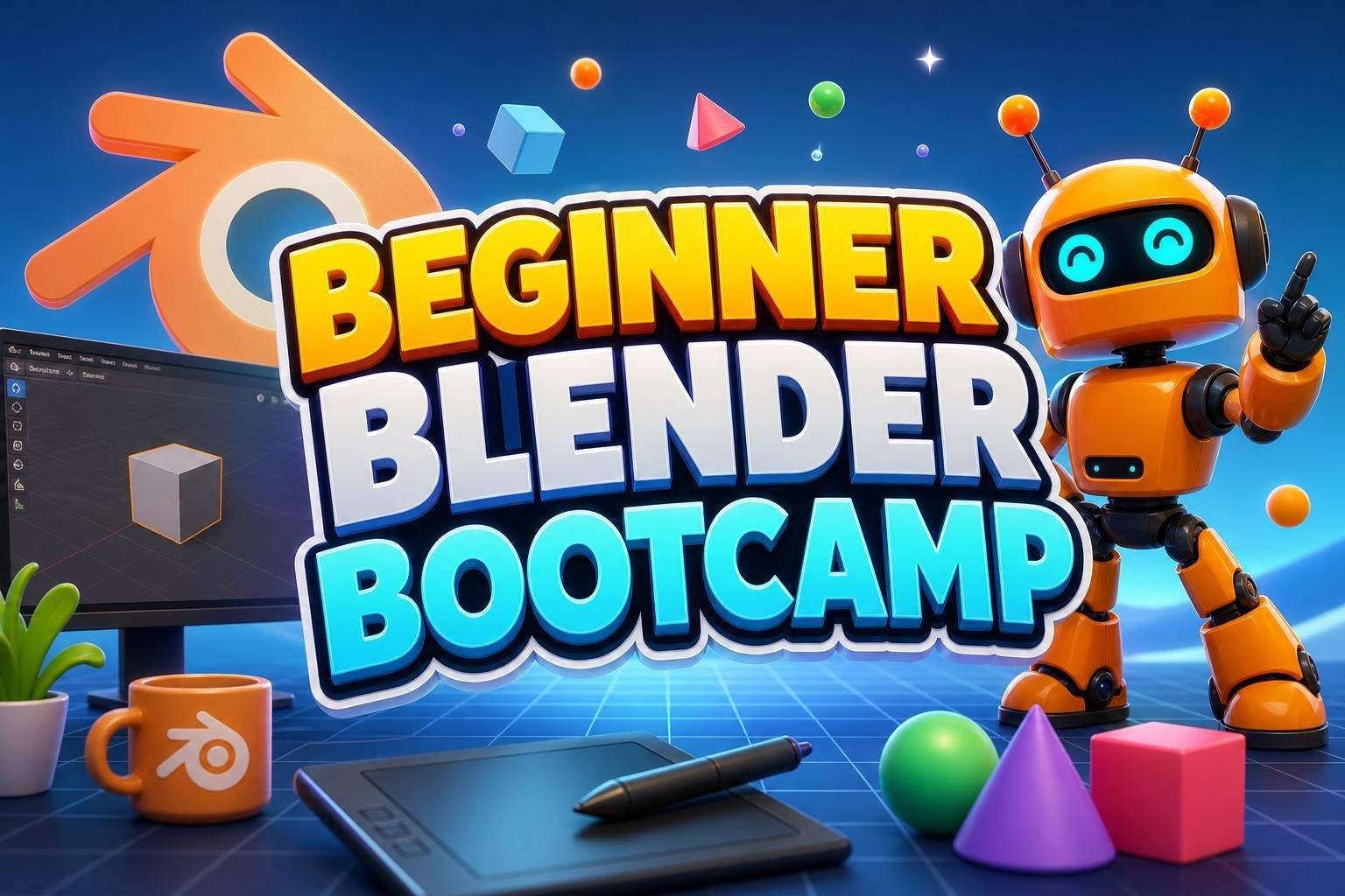 Beginner Blender Bootcamp: 3D Modeling & Animation Basics