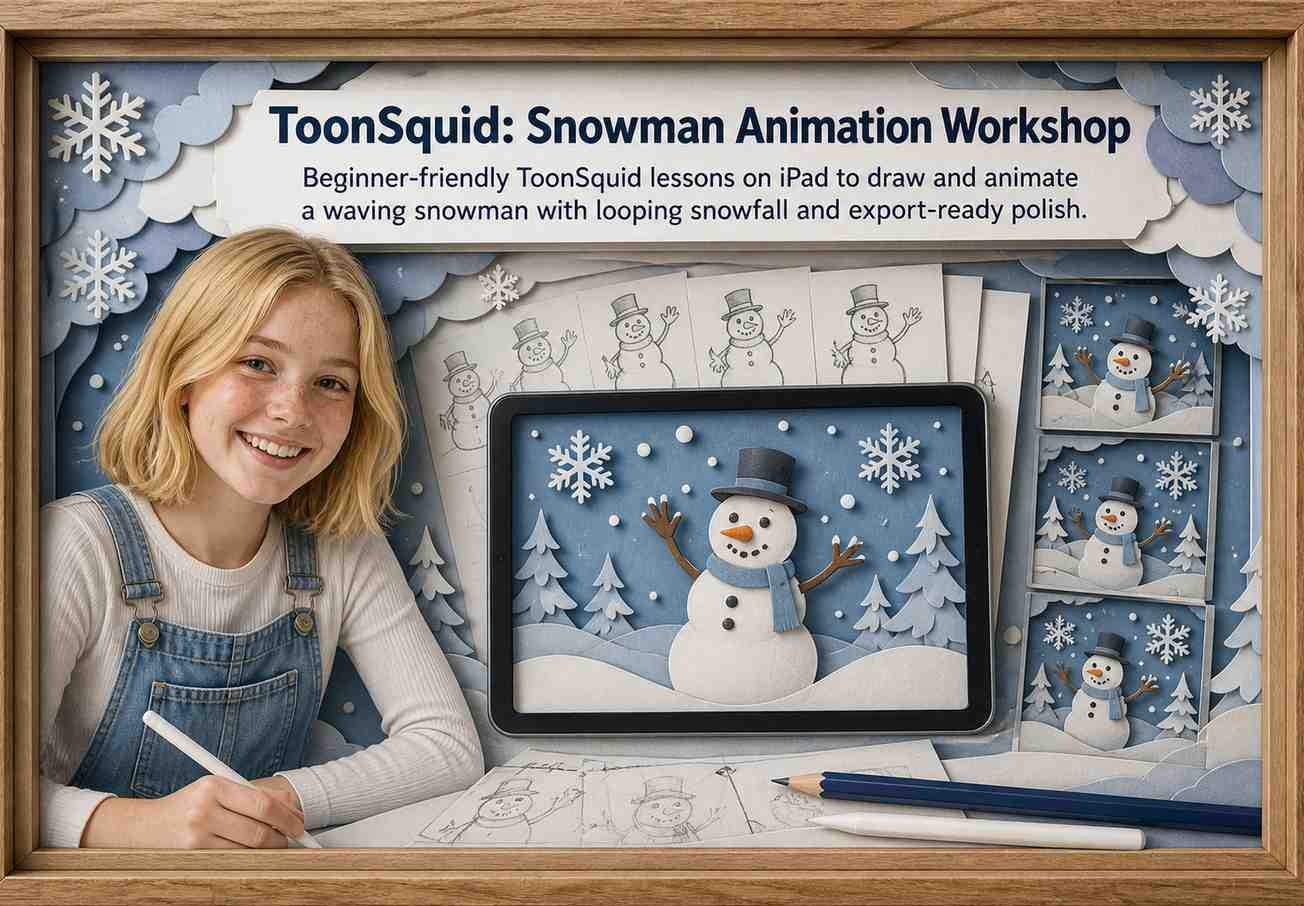 ToonSquid: Snowman Animation Workshop