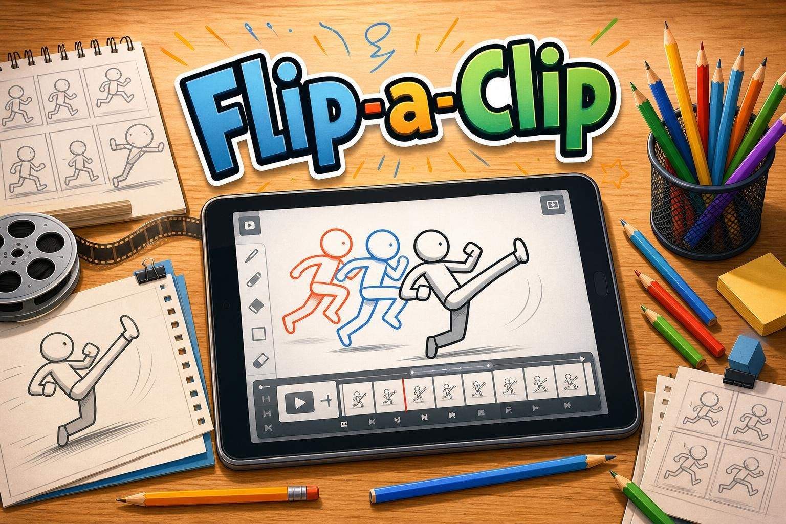 Flip-A-Clip Animation Bootcamp: Frame-by-Frame Fundamentals