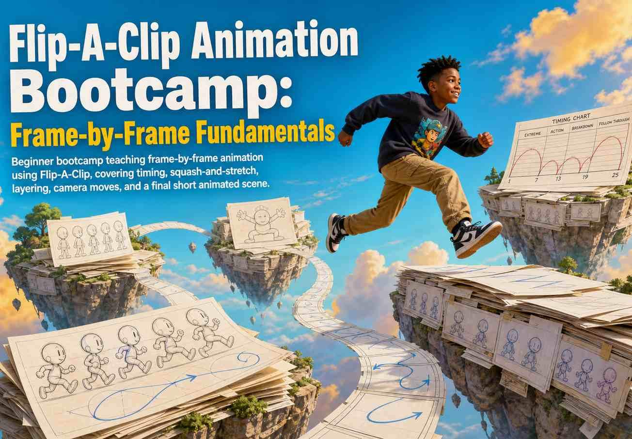 Flip-A-Clip Animation Bootcamp: Frame-by-Frame Fundamentals
