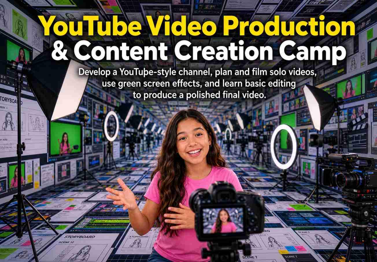 YouTube Video Production & Content Creation Camp