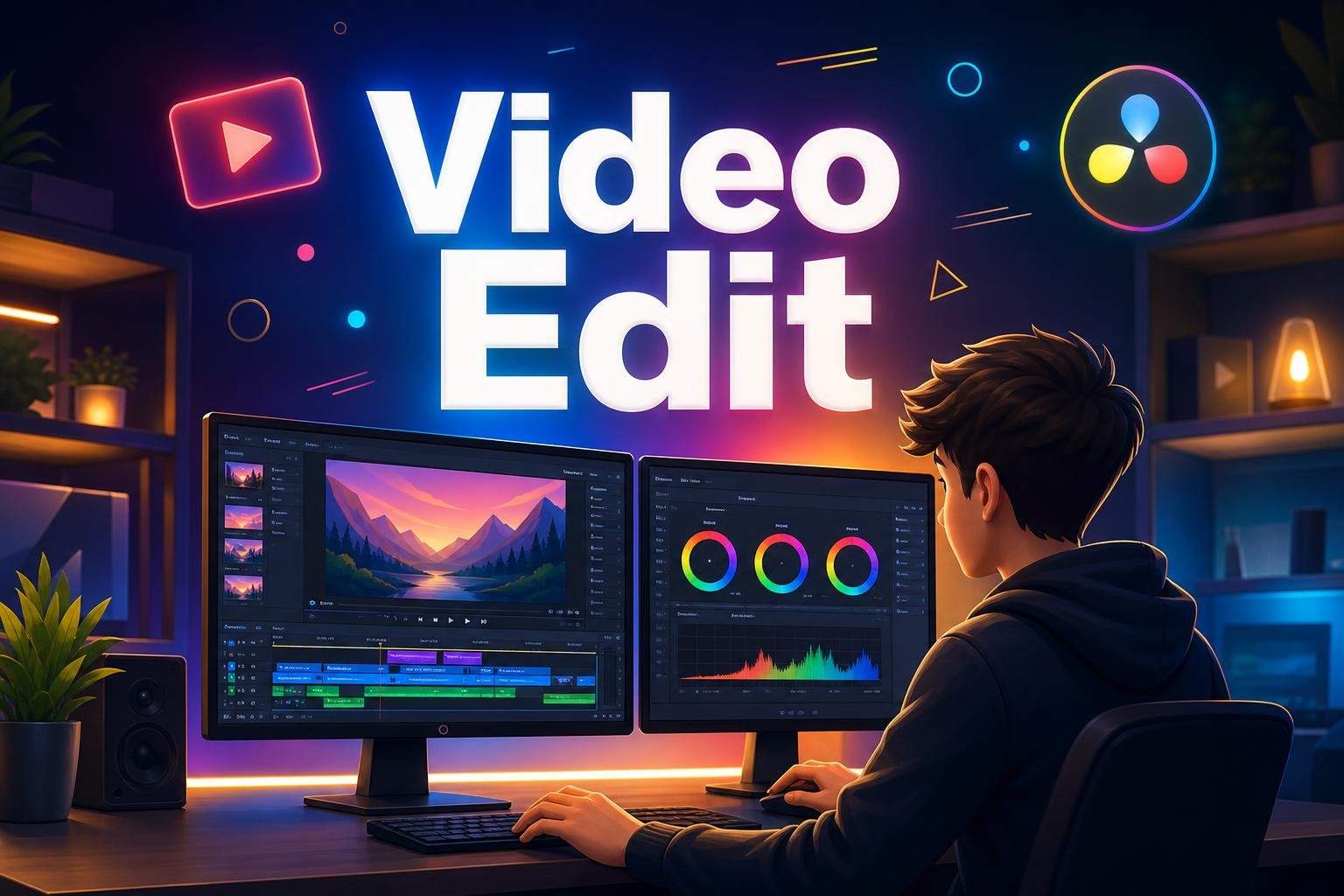 DaVinci Resolve: Intro to Editing, Fusion Effects & Color Grading