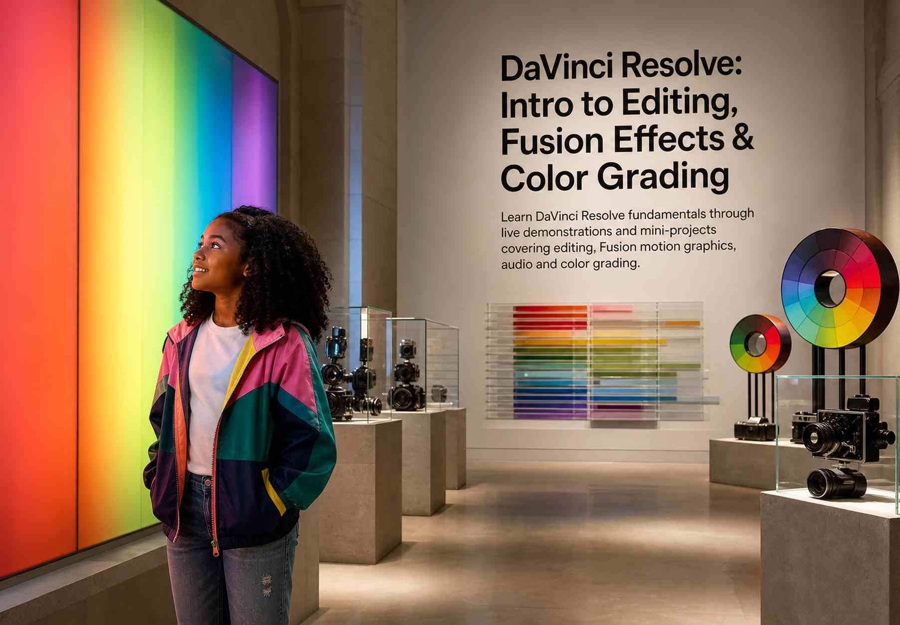 DaVinci Resolve: Intro to Editing, Fusion Effects & Color Grading