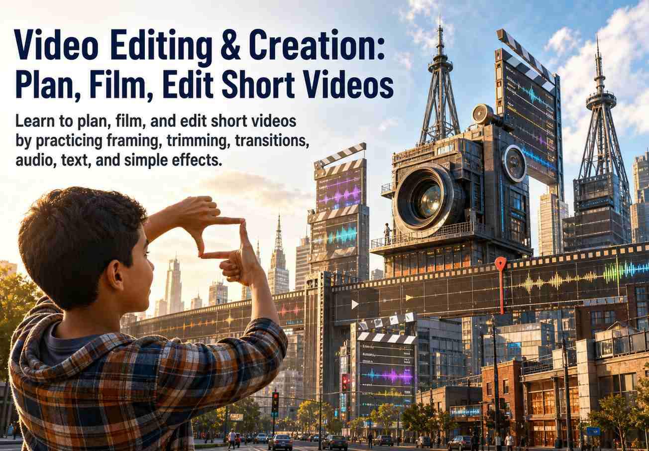 Video Editing & Creation: Plan, Film, Edit Short Videos