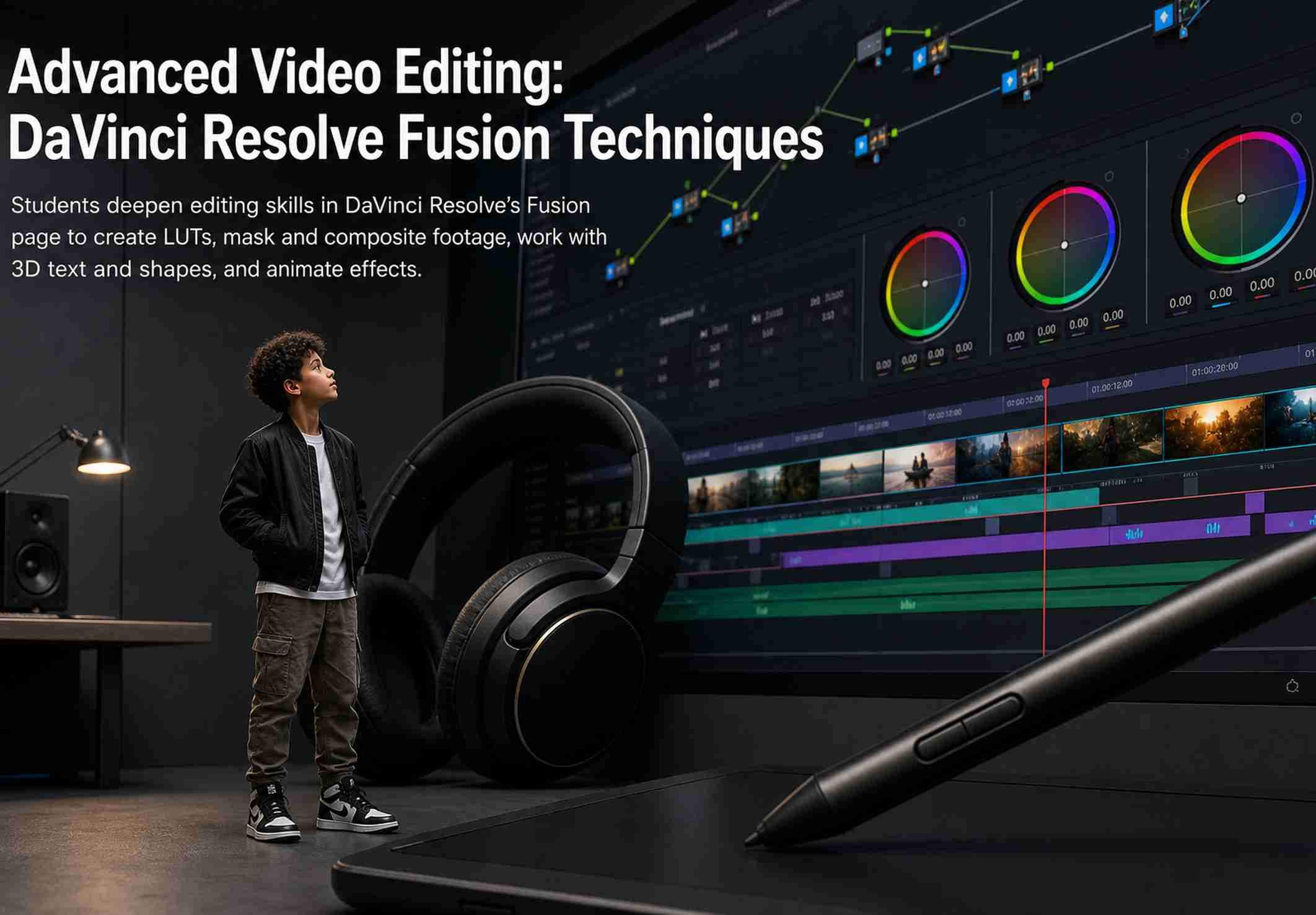 Advanced Video Editing: DaVinci Resolve Fusion Techniques