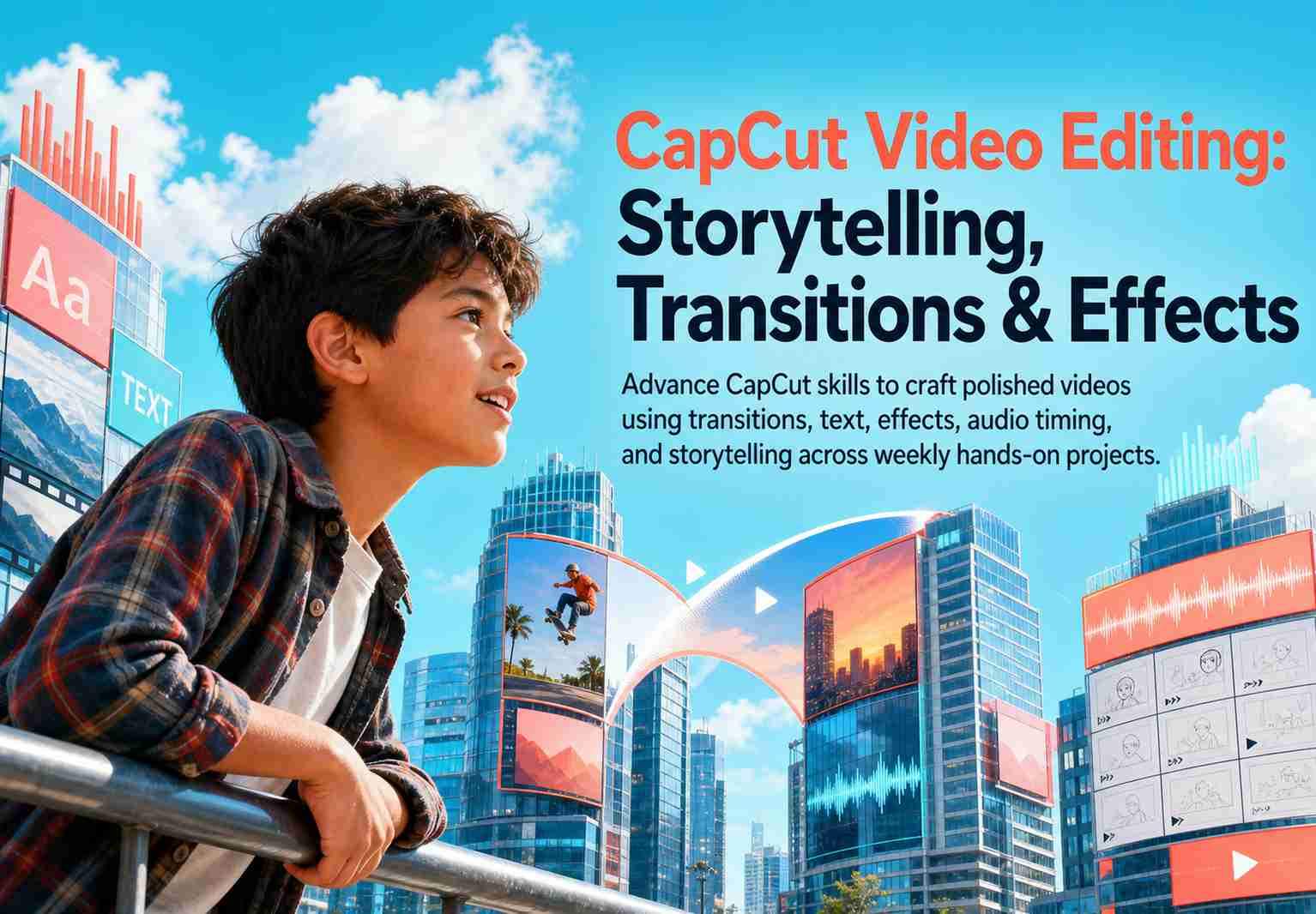 CapCut Video Editing: Storytelling, Transitions & Effects