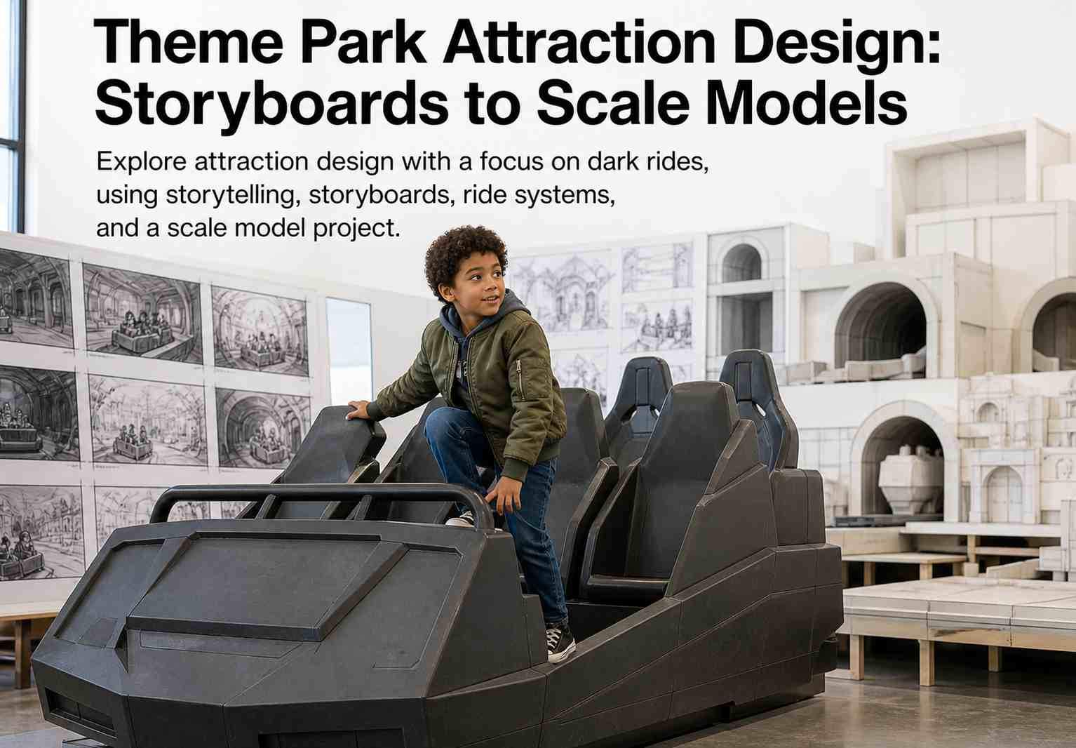 Theme Park Attraction Design: Storyboards to Scale Models