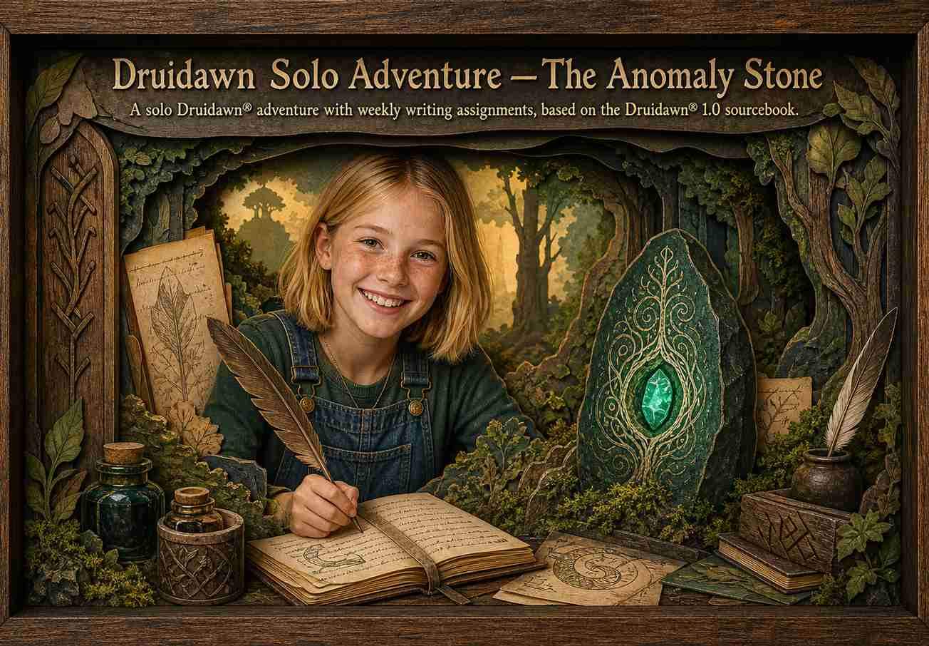 Druidawn Solo Adventure — The Anomaly Stone