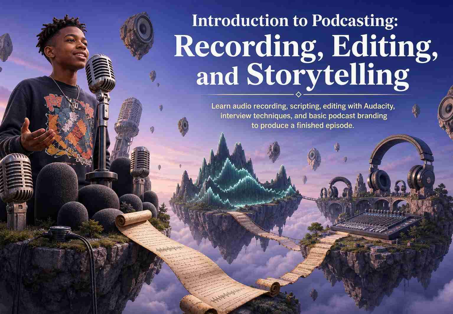 Introduction to Podcasting: Recording, Editing, and Storytelling