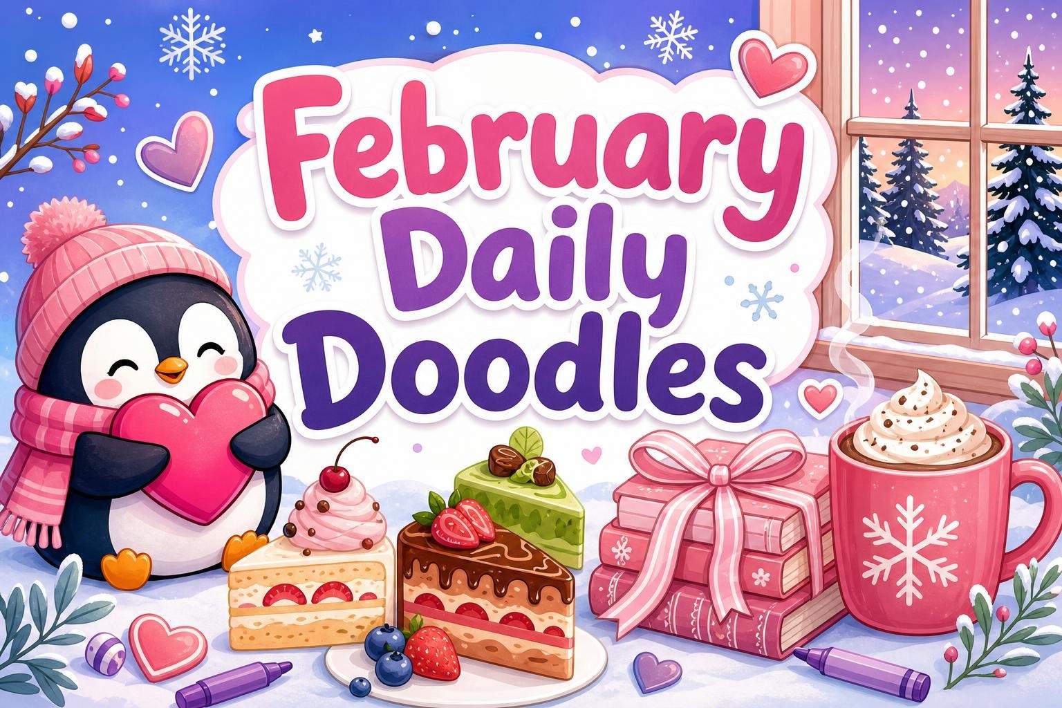 February Daily Doodles: Emotion, Symbolism & Story