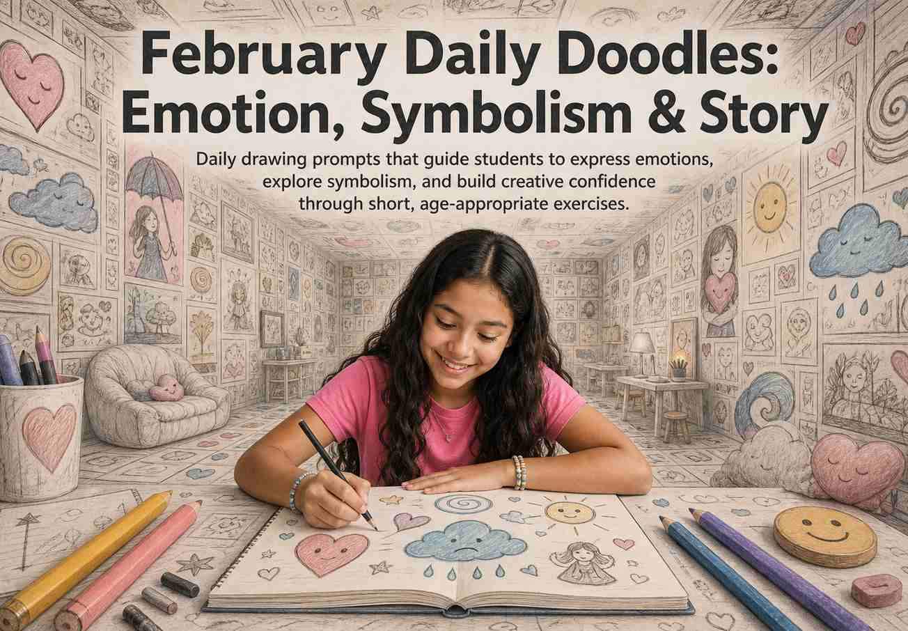February Daily Doodles: Emotion, Symbolism & Story