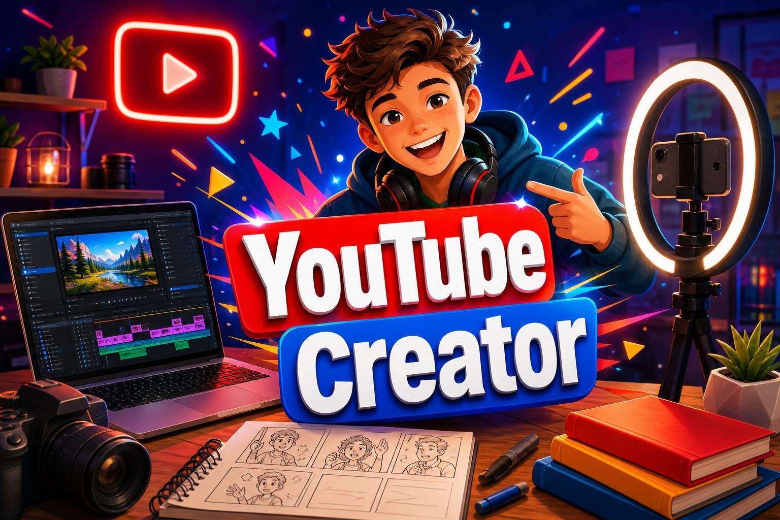 YouTube Creator Camp: Plan, Film, Edit, and Grow a Channel