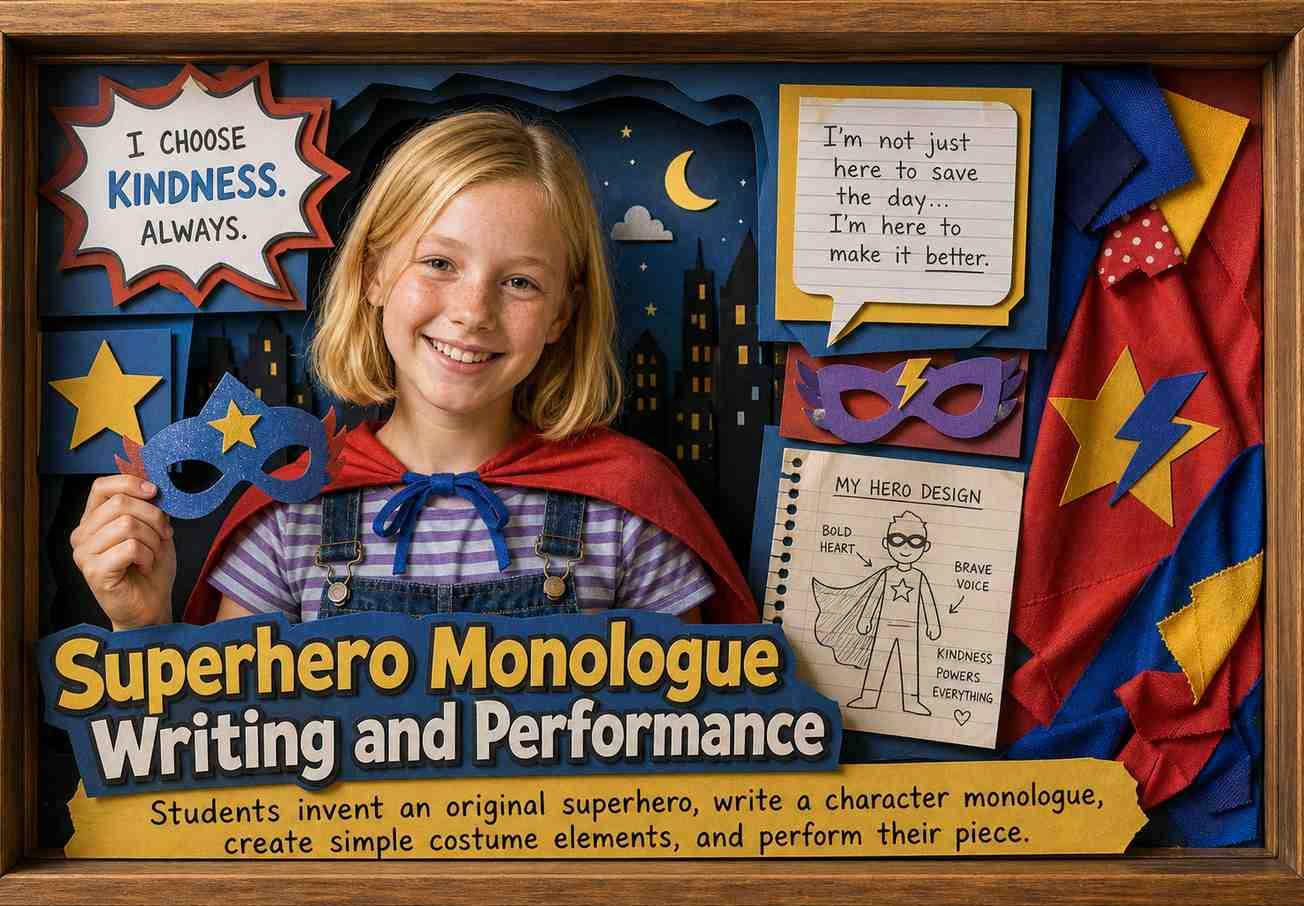 Superhero Monologue Writing and Performance