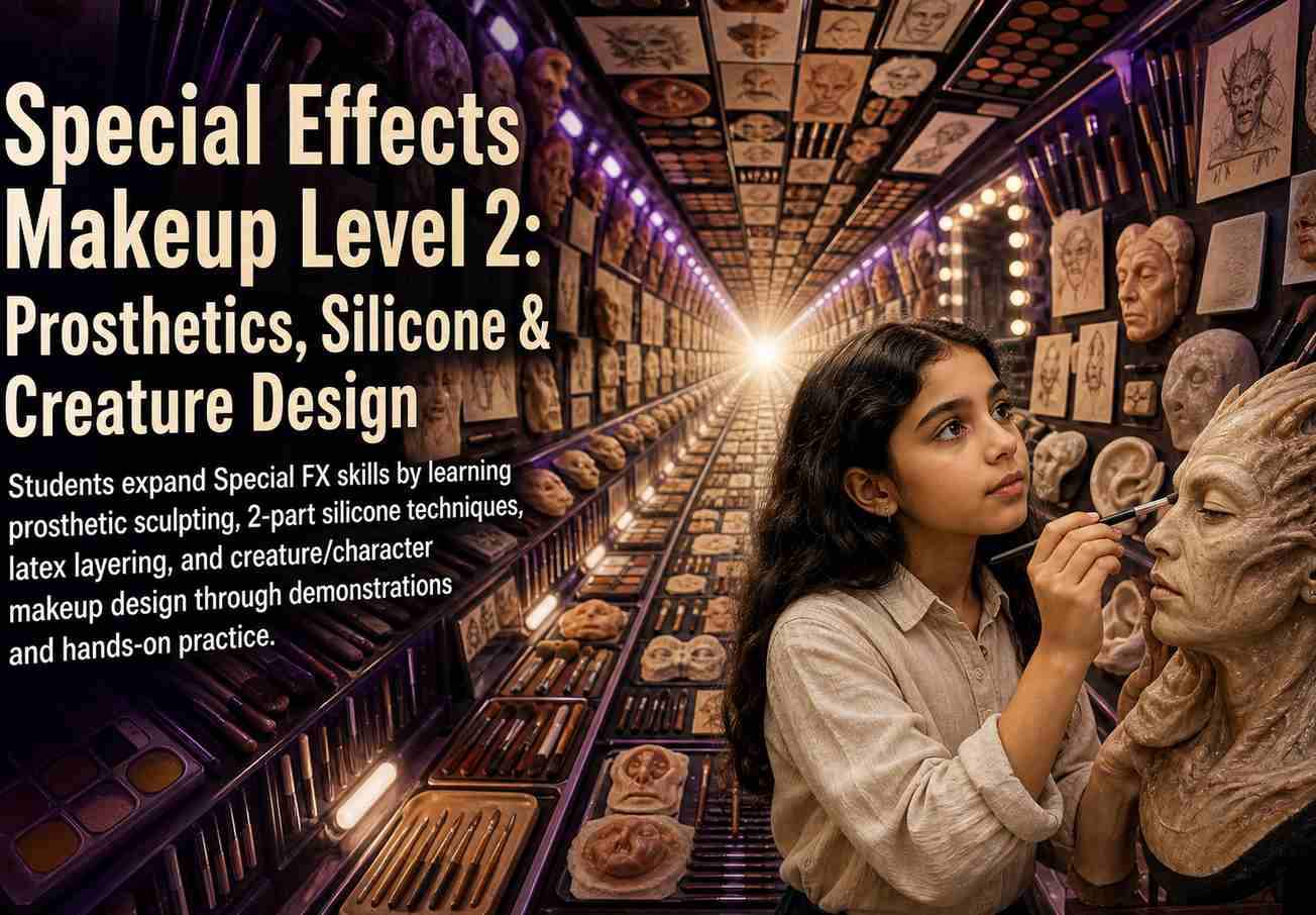 Special Effects Makeup Level 2: Prosthetics, Silicone & Creature Design