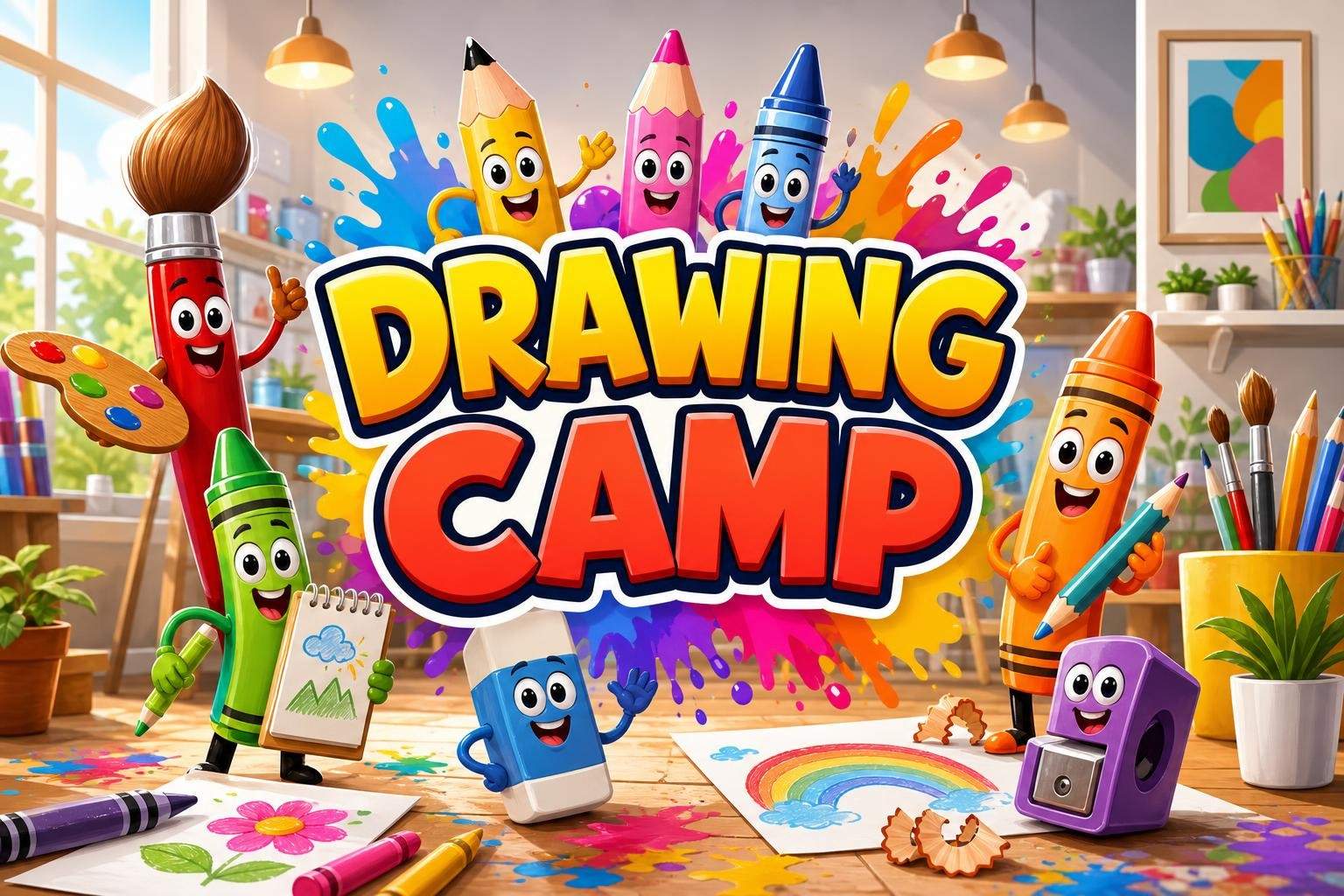 SpongeBob Character Drawing (4-Week Camp)