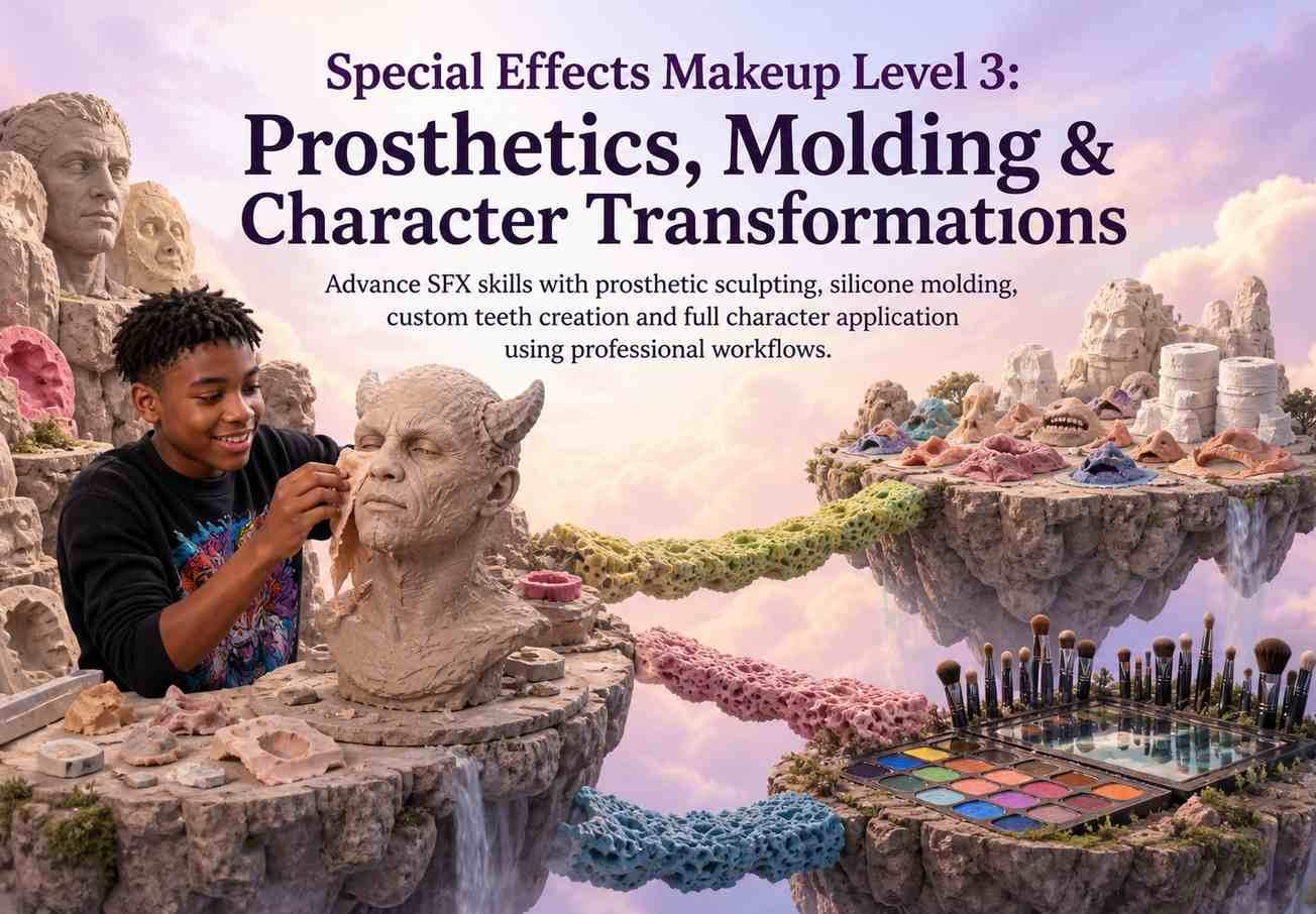 Special Effects Makeup Level 3: Prosthetics, Molding & Character Transformations