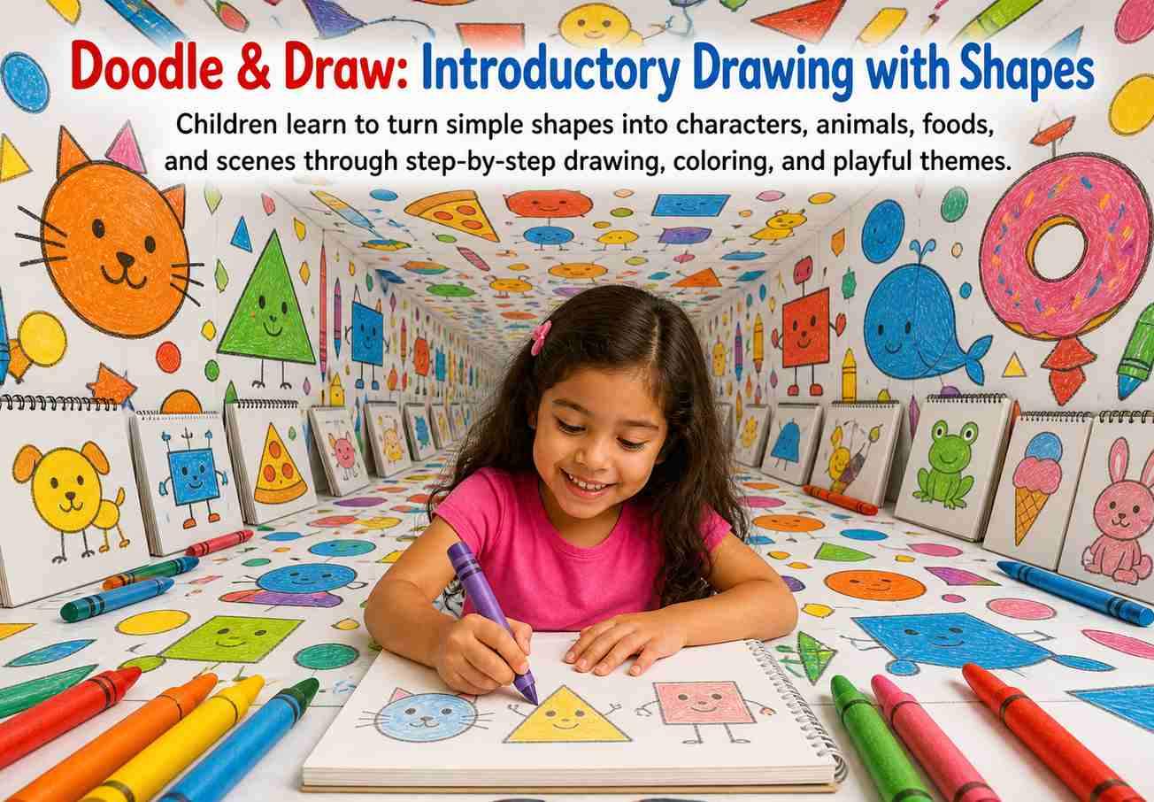 Doodle & Draw: Introductory Drawing with Shapes