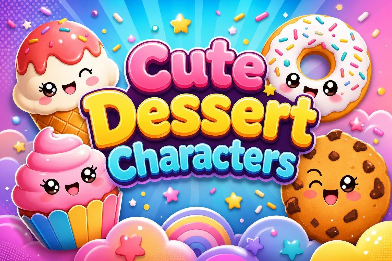 Kawaii Food Character Drawing