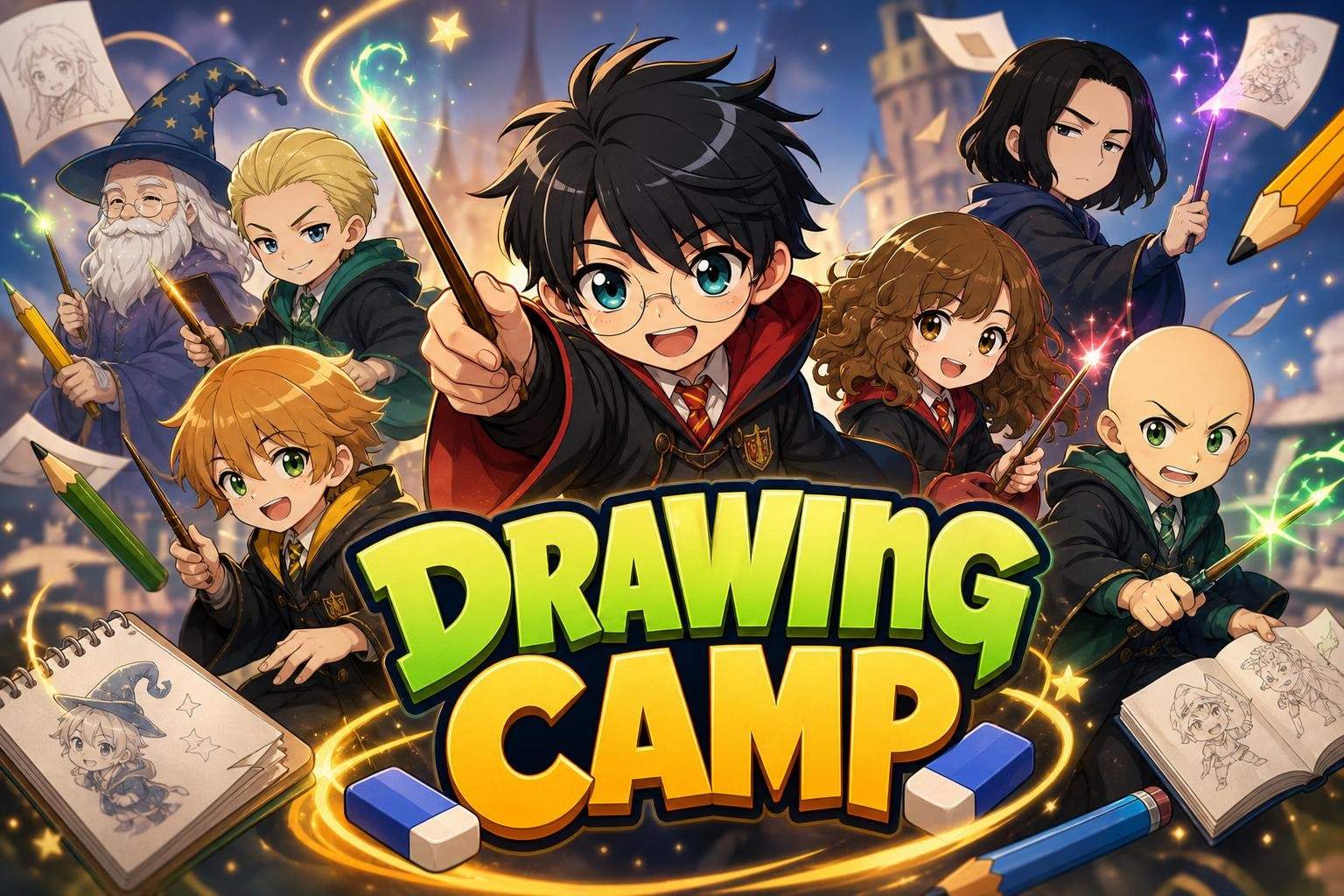 Harry Potter Character Drawing Camp