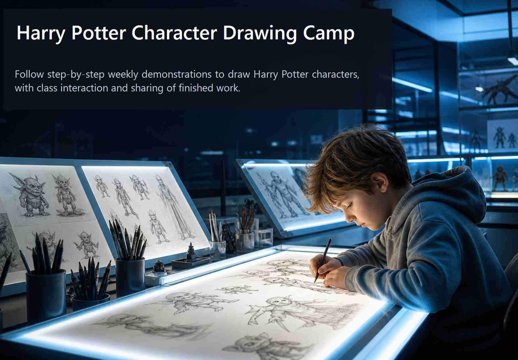 Harry Potter Character Drawing Camp