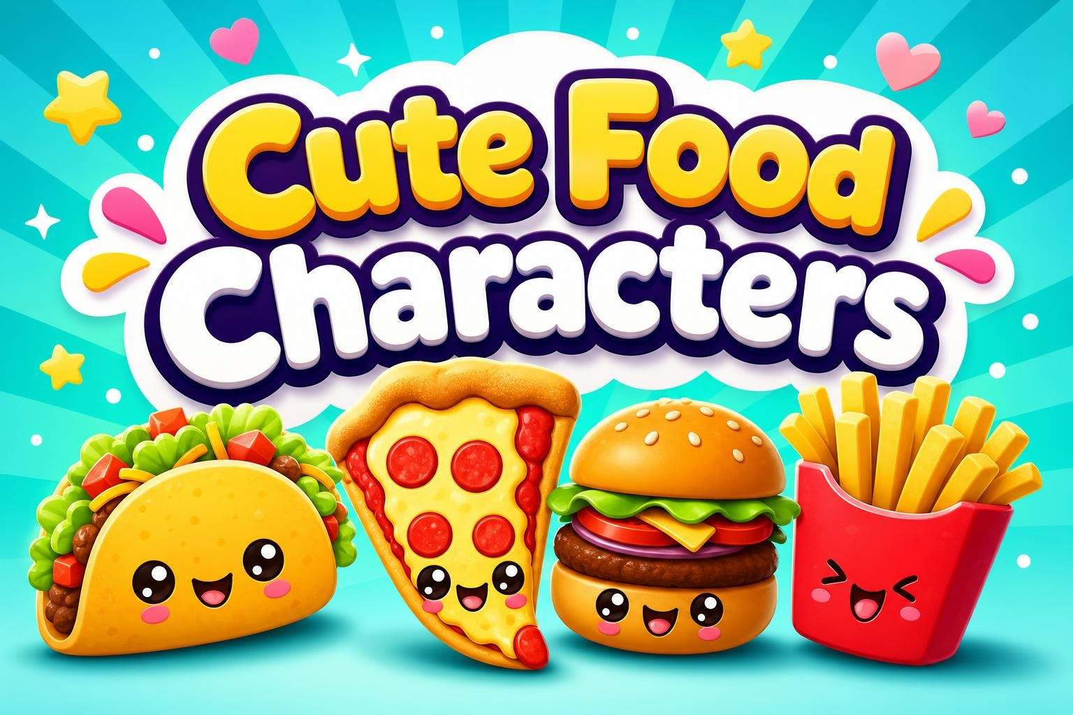 Kawaii Fast-Food Character Drawing (Self-Paced)