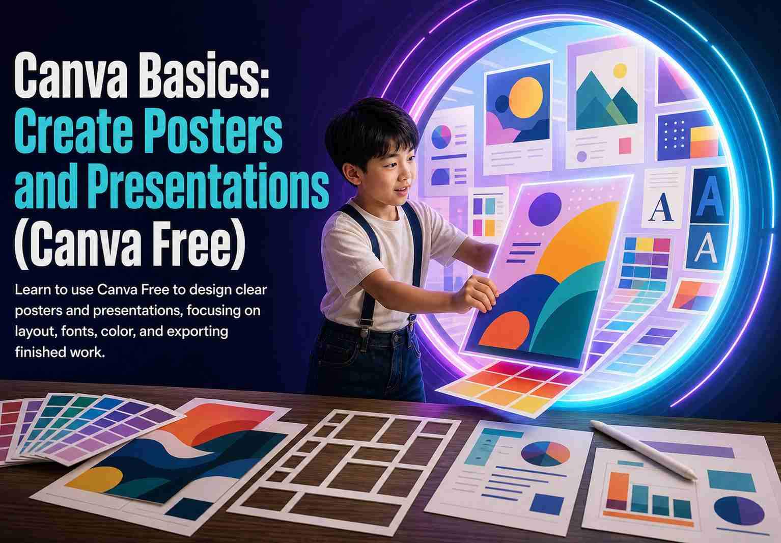 Canva Basics: Create Posters and Presentations (Canva Free)