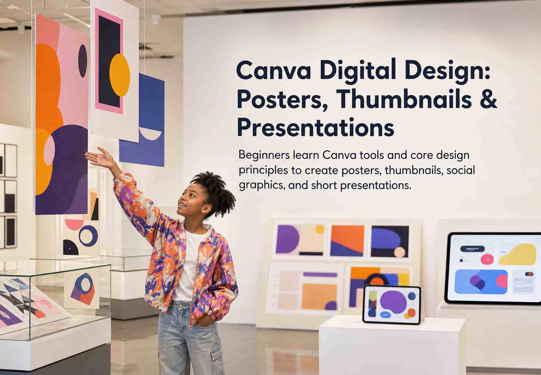 Canva Digital Design: Posters, Thumbnails & Presentations
