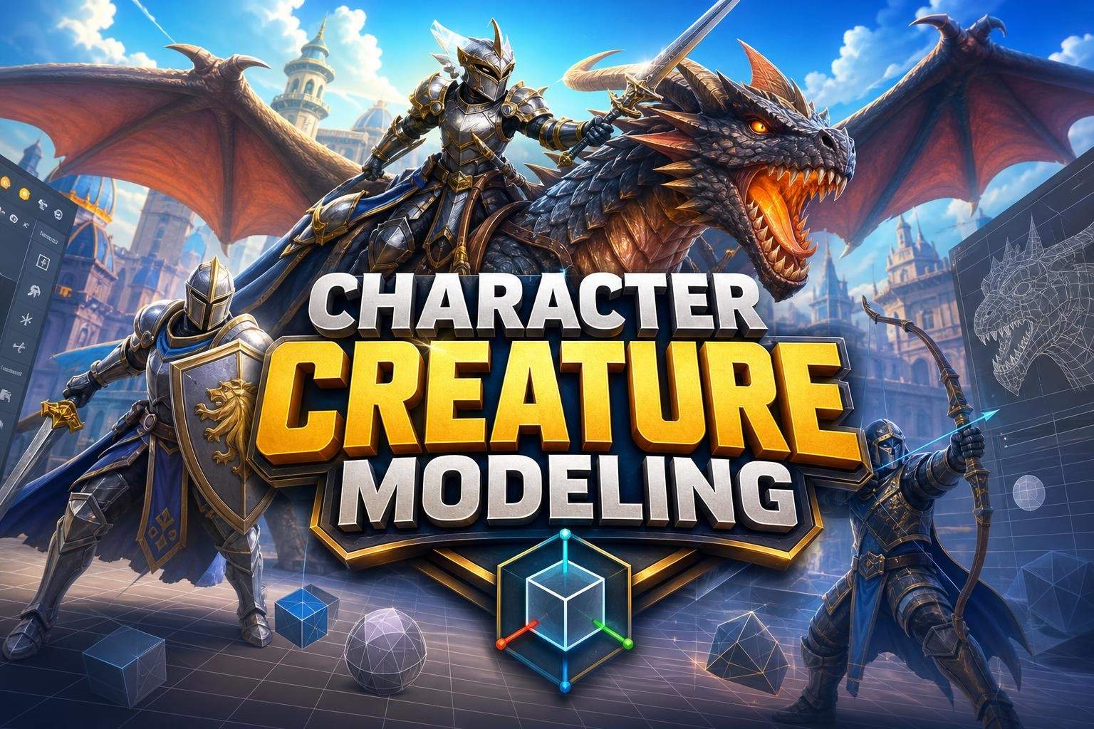Blender Character & Creature Modeling (Intermediate)