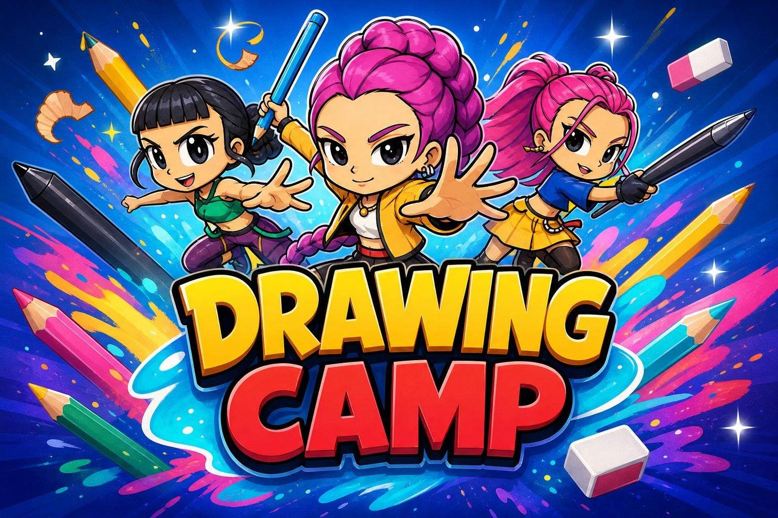 Draw Characters Inspired by K-Pop Demon Hunters — 5-Day Camp