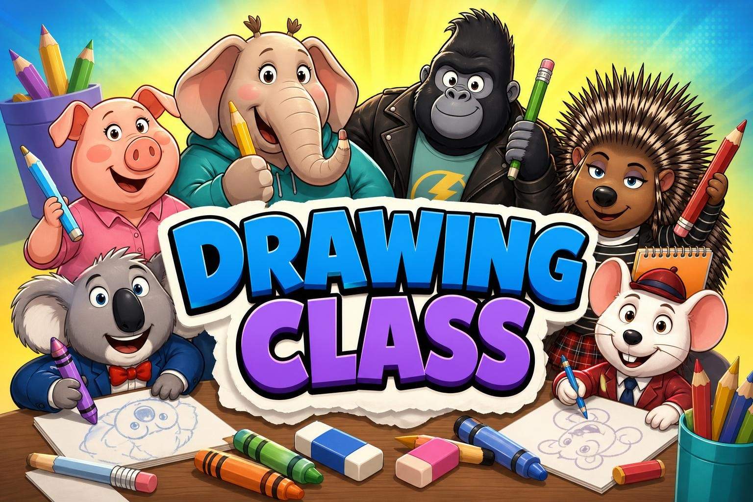 Draw Characters from Sing