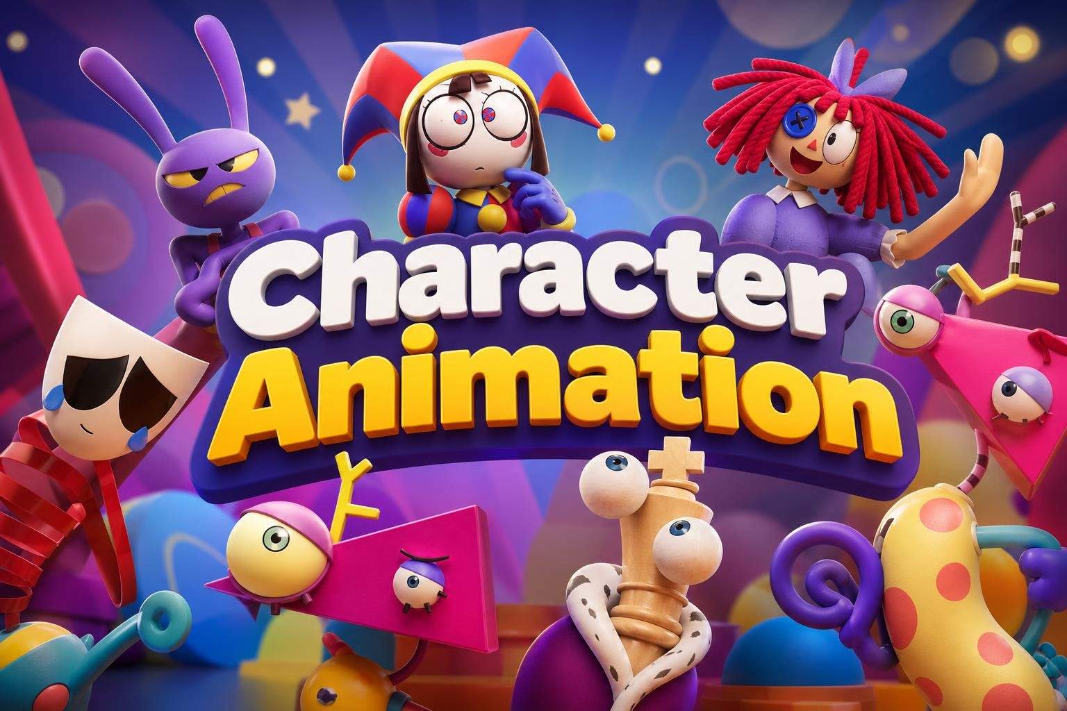 Fan Art Drawing Camp: The Amazing Digital Circus Characters