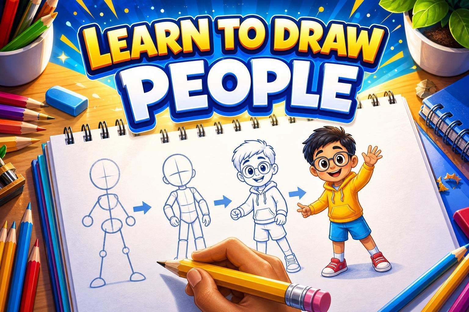 Cartoon Human Body Drawing: 6-Week Character Art
