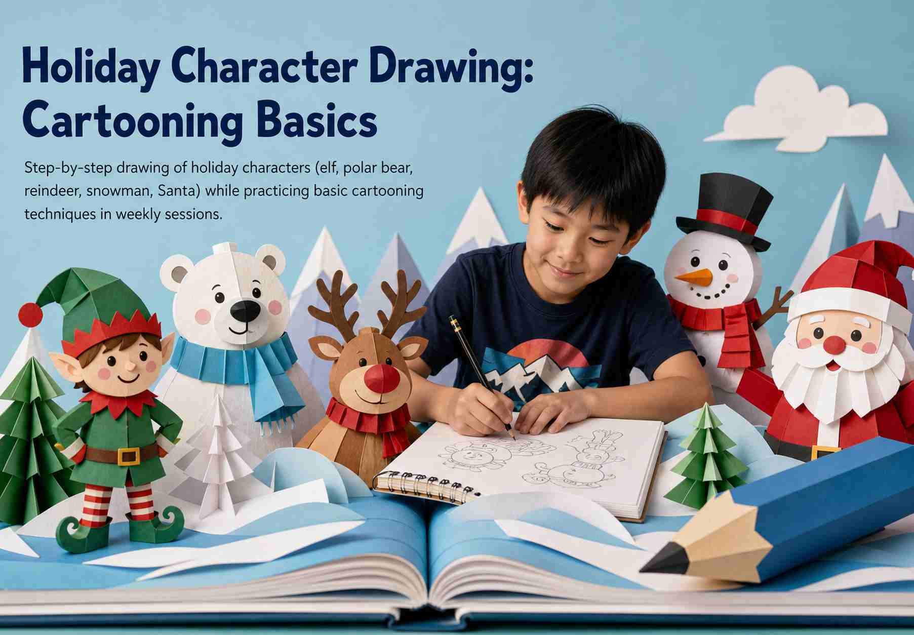Holiday Character Drawing: Cartooning Basics
