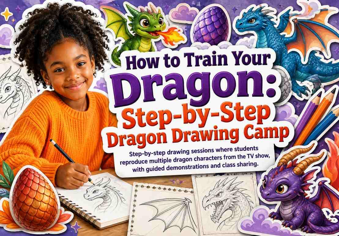 How to Train Your Dragon: Step-by-Step Dragon Drawing Camp