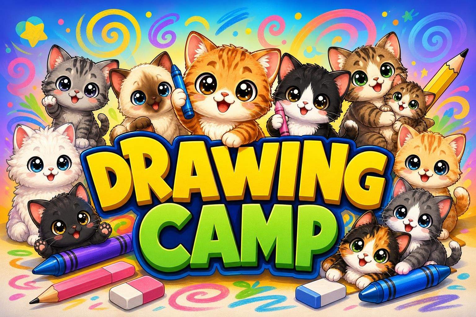 Draw Cute Chibi Cats