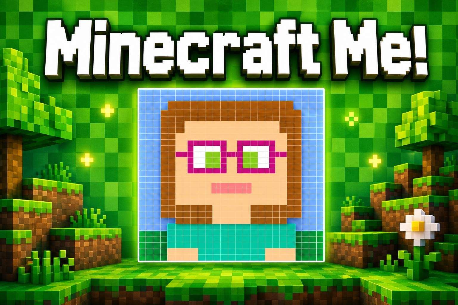 Draw Your Minecraft Selfie: Block-Style Character Drawing