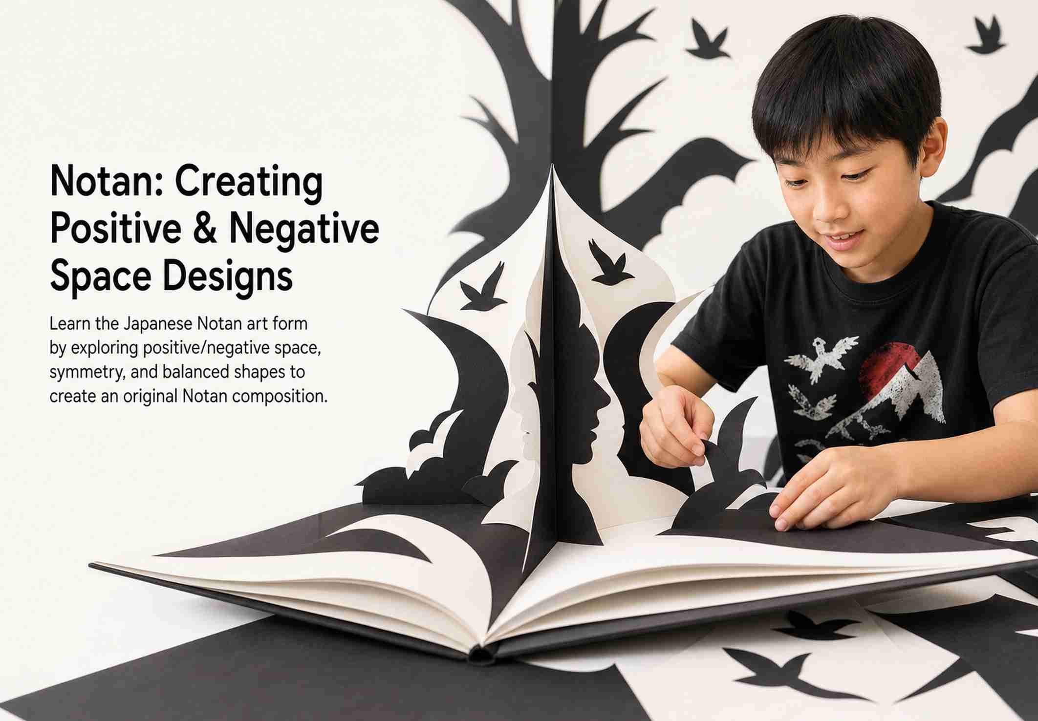 Notan: Creating Positive & Negative Space Designs