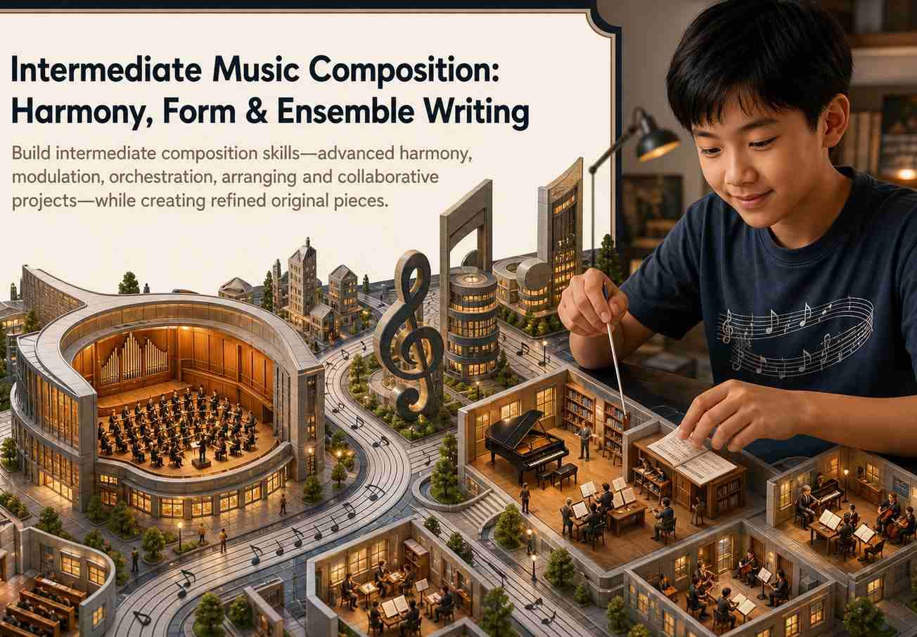 Intermediate Music Composition: Harmony, Form & Ensemble Writing