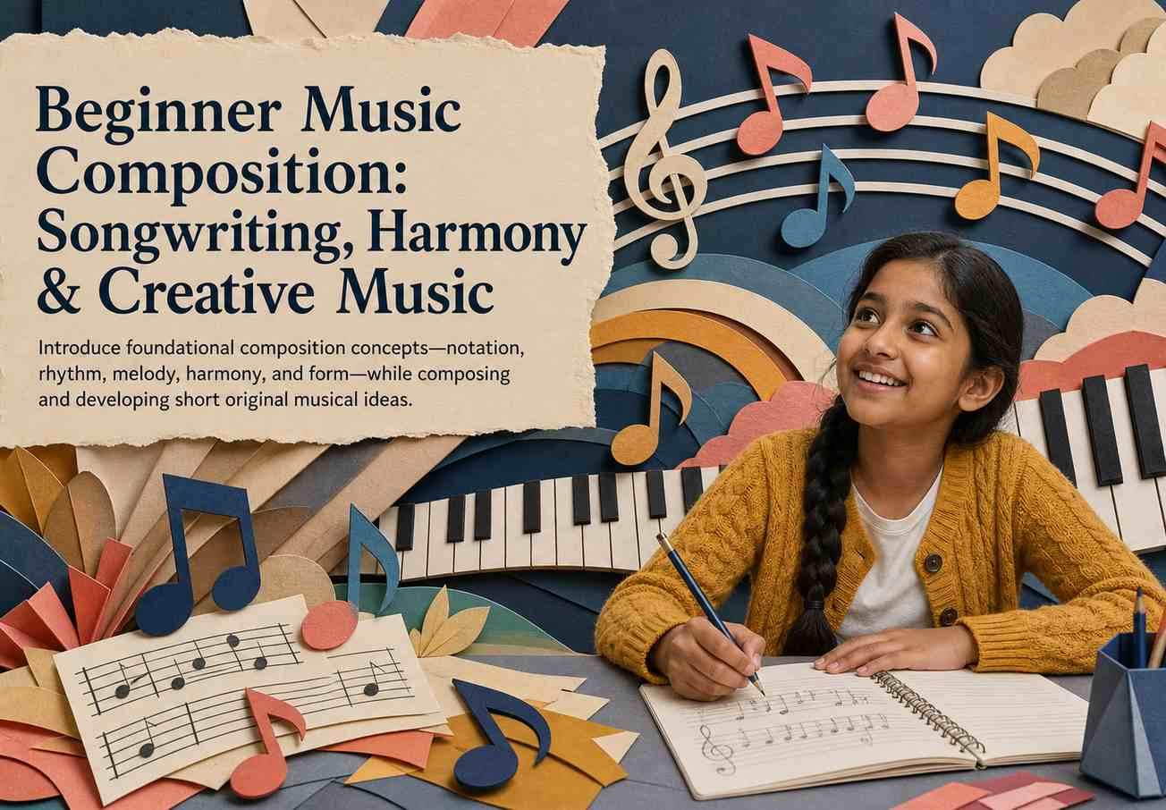Beginner Music Composition: Songwriting, Harmony & Creative Music