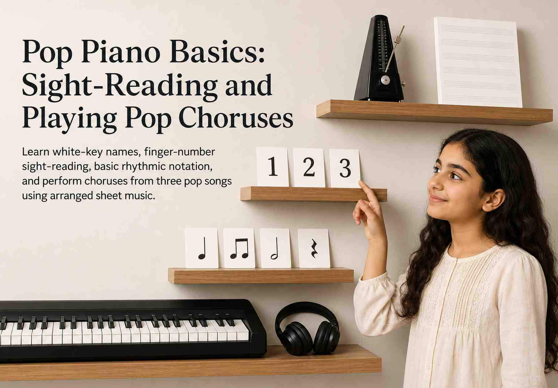 Pop Piano Basics: Sight-Reading and Playing Pop Choruses