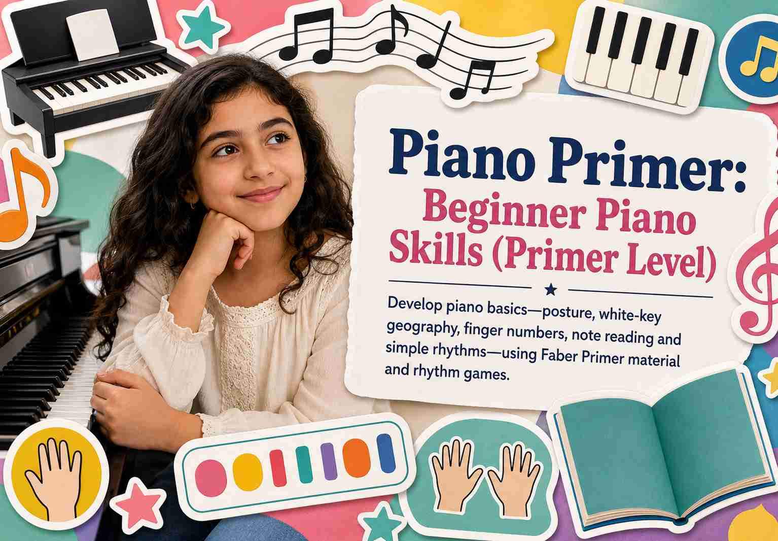 Piano Primer: Beginner Piano Skills (Primer Level)