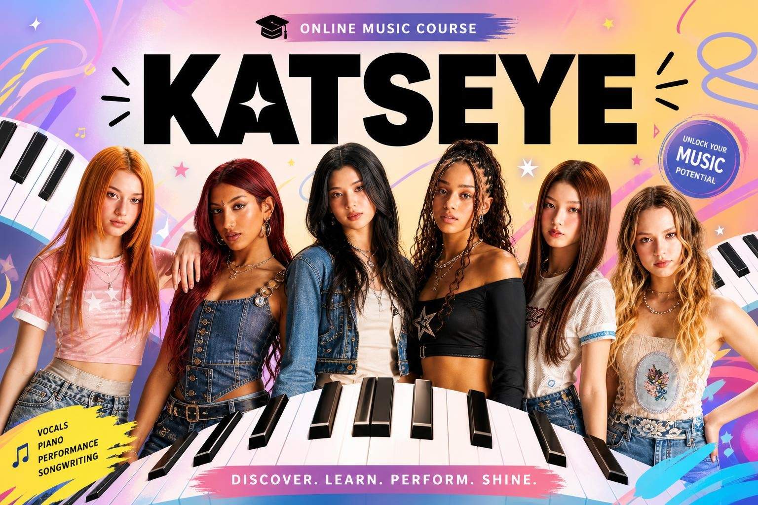 Beginner Piano: Katseye K-pop Songs