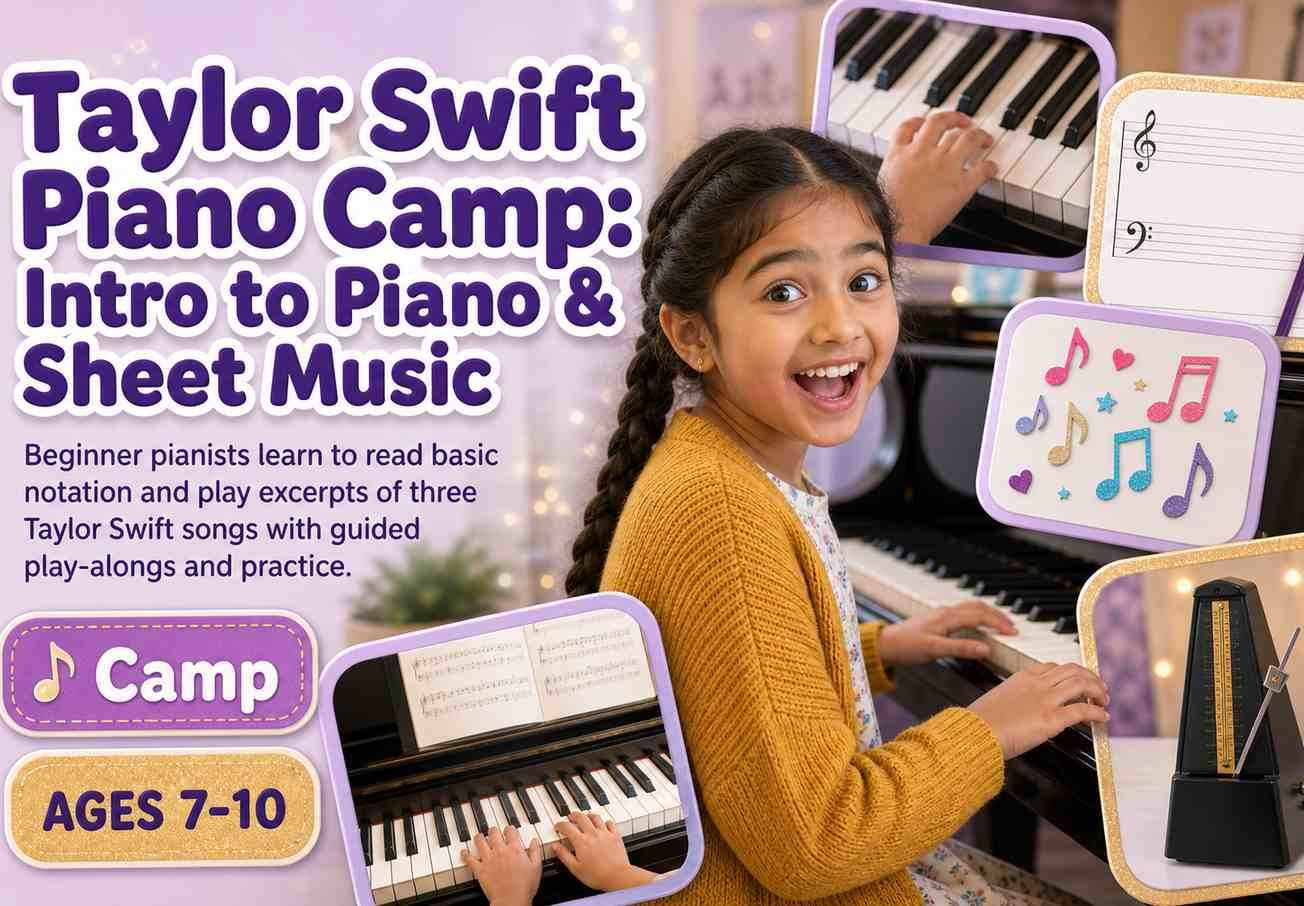 Taylor Swift Piano Camp: Intro to Piano & Sheet Music