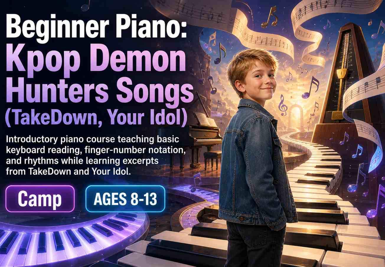 Beginner Piano: Kpop Demon Hunters Songs (TakeDown, Your Idol)