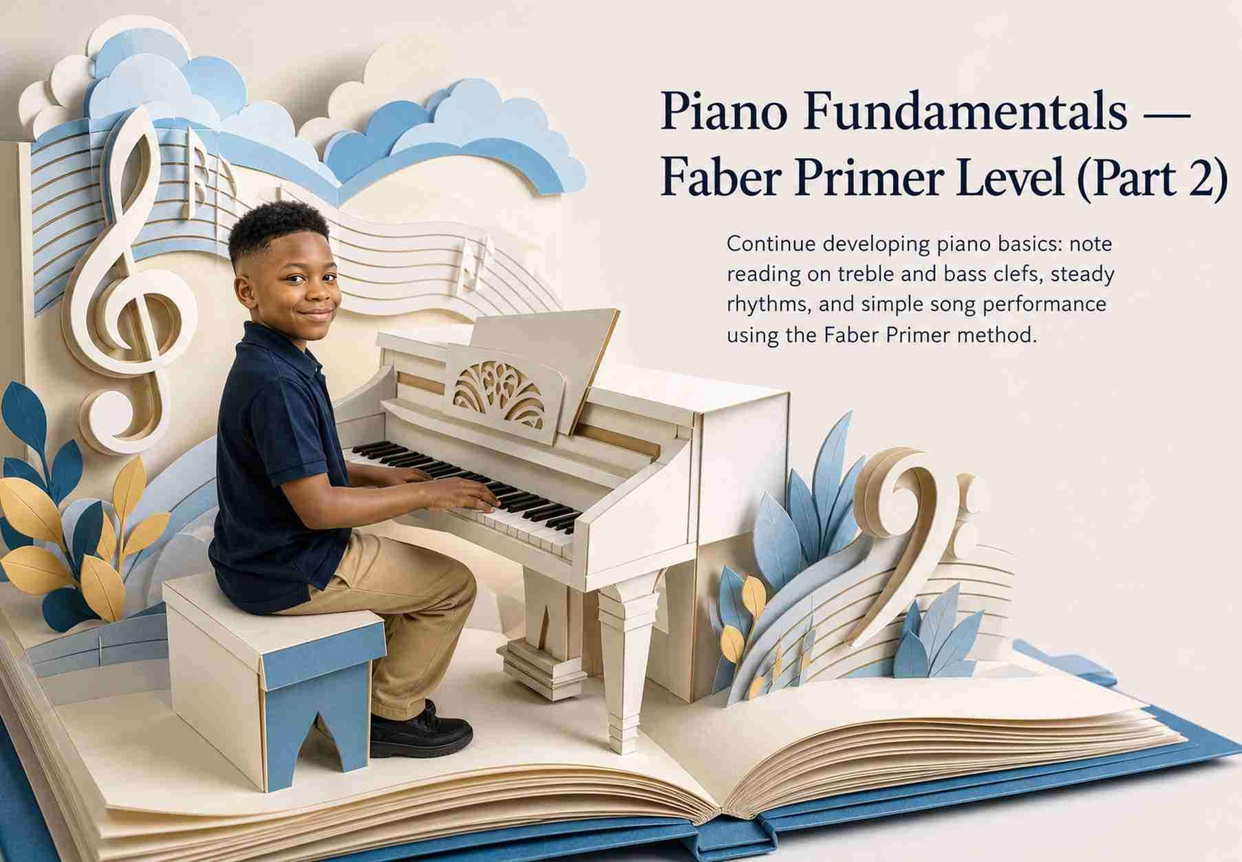 Piano Fundamentals — Faber Primer Level (Part 2)