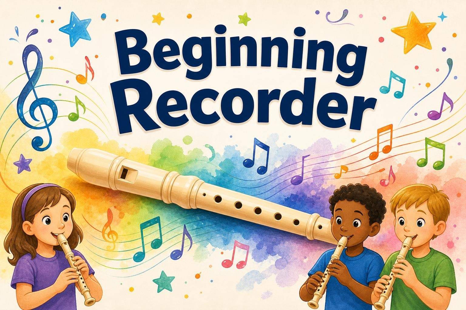 Beginning Recorder: Notes, Music Reading, and Ensemble Play