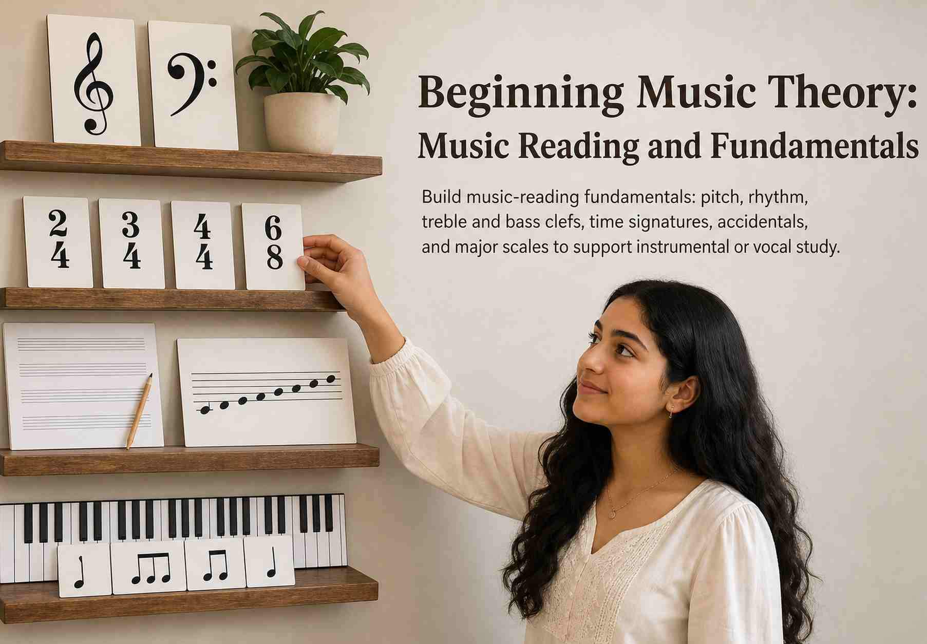 Beginning Music Theory: Music Reading and Fundamentals