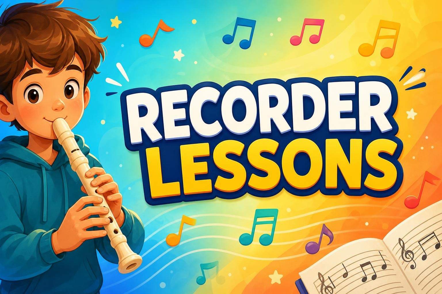 One-on-One Recorder Lessons: Beginner Theory, Technique & Songs
