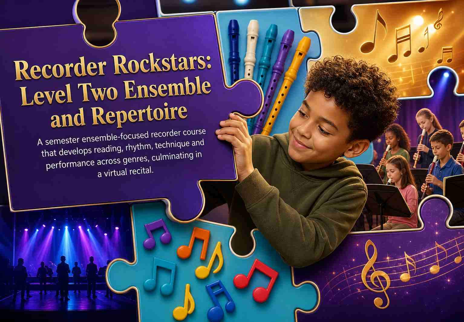 Recorder Rockstars: Level Two Ensemble and Repertoire